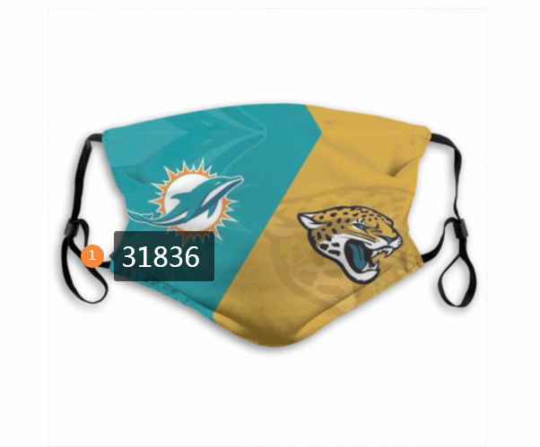 NFL Miami Dolphins 1172020 Dust mask with filter